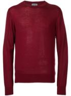 Fay Crew Neck Sweater - Blue