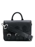 Acne Studios & Mulberry Crocodile-effect Messenger Bag - Black