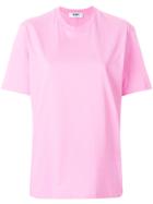 Msgm Logo Back T-shirt - Pink & Purple