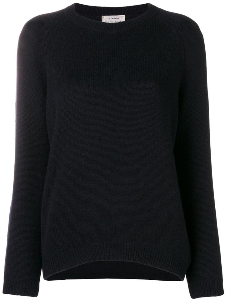 Forte Forte Cashmere Crew Neck Sweater - Blue