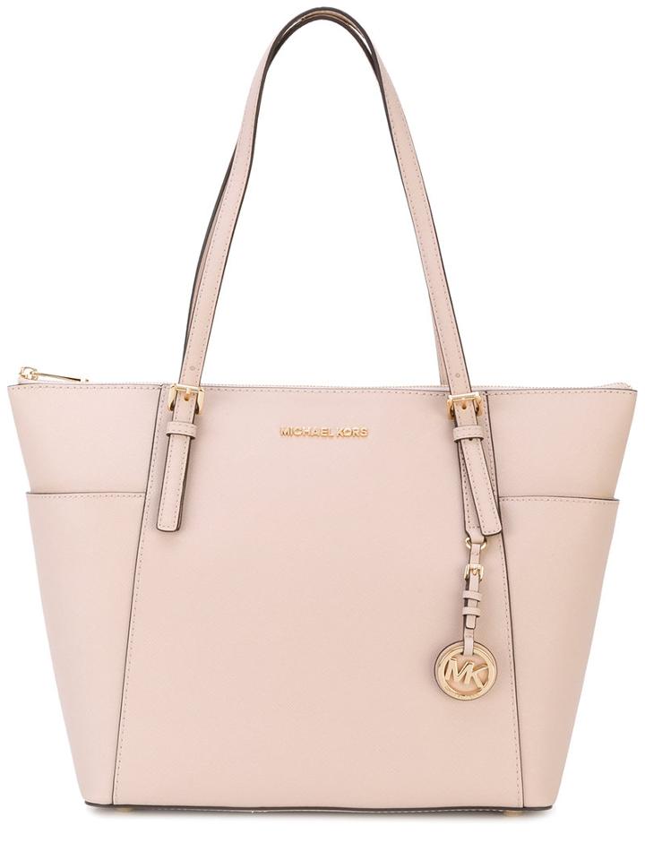 Michael Michael Kors - Jet Set Zip Tote - Women - Calf Leather - One Size, Pink/purple, Calf Leather