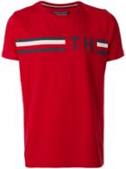 Tommy Hilfiger Logo Print T-shirt - Red