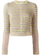 Philosophy Di Lorenzo Serafini Cable-knit Lurex Jumper, Women's, Size: 40, Polyester/rayon