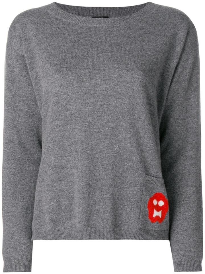 Aspesi Patch Pocket Knit Sweater - Grey