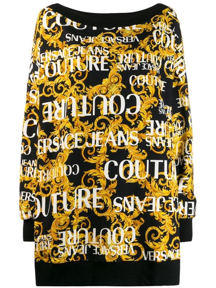 Versace Jeans Couture Oversized Sweatshirt - Black