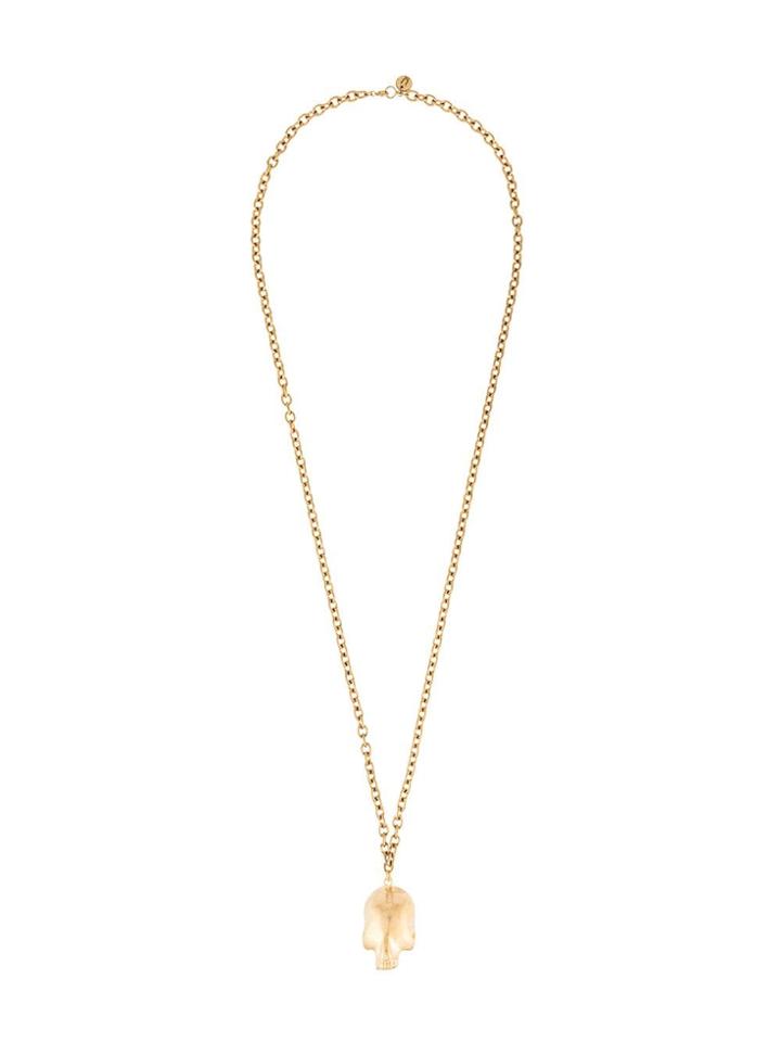Undercover Skull Pendant Necklace - Gold