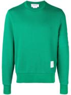 Thom Browne 4-bar Honeycomb Piqué Sweatshirt - Green