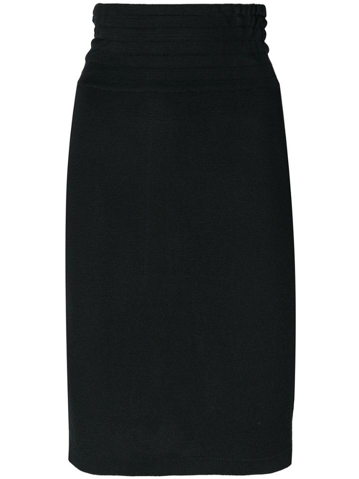 Alaïa Vintage Pencil Skirt - Black