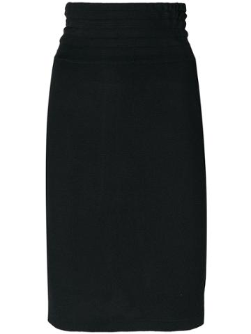 Alaïa Vintage Pencil Skirt - Black