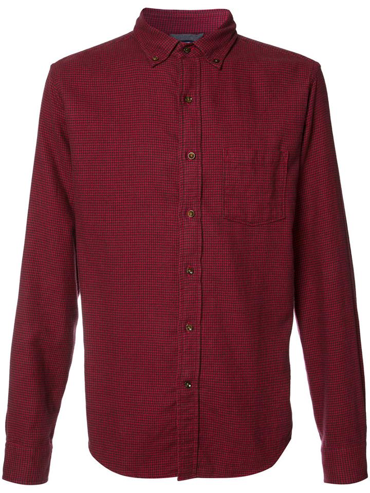 Alex Mill Button-down Plaid Shirt, Men's, Size: Small, Red, Cotton