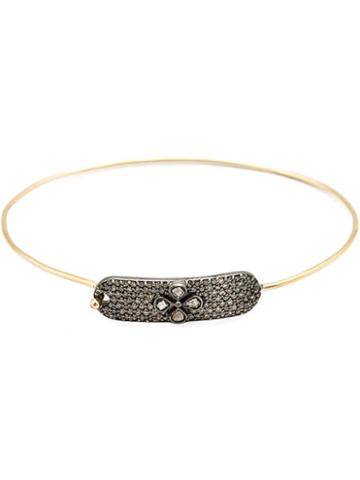 Mathilde Danglade Flower Diamond Bracelet, Women's, Metallic