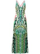 Temperley London Garden Maxi Dress - Green