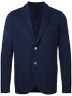 Harris Wharf London Classic Blazer, Men's, Size: 52, Blue, Cotton/polyamide/elastolefin