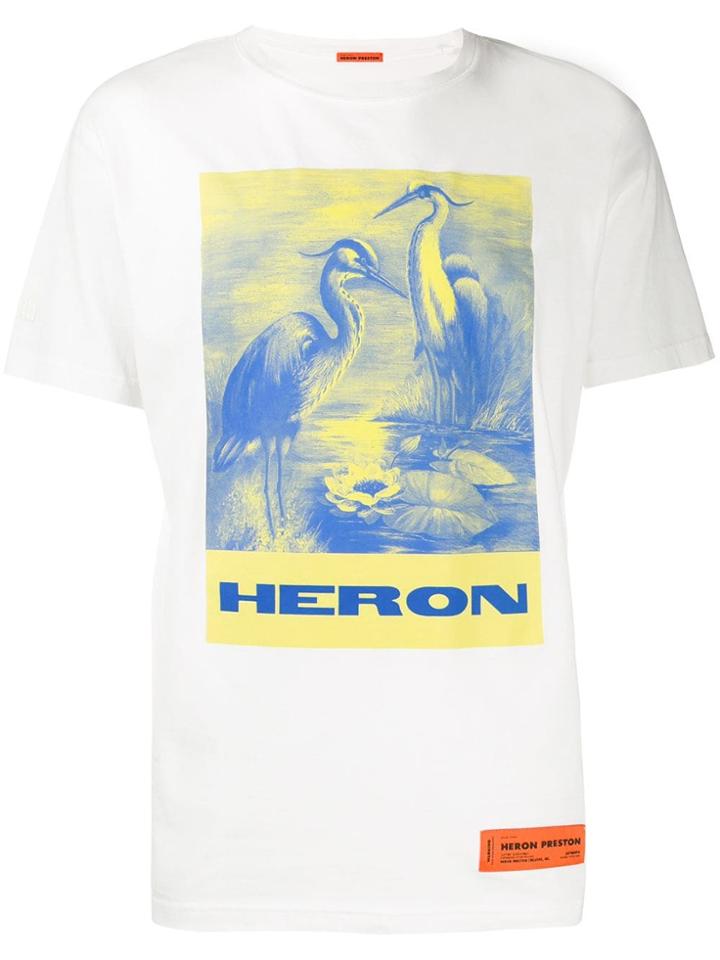 Heron Preston Bird Print T-shirt - White