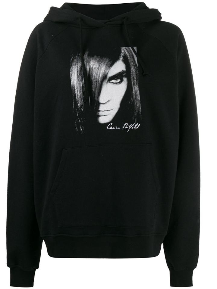 Karl Lagerfeld Karl X Carine Hoodie - Black