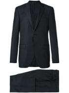 Canali Gingham Check Suit - Black