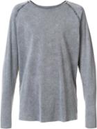 Osklen Reversible Raglan T-shirt, Men's, Size: P, Grey, Cotton/recycled Polyester