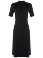 Talie Nk Midi Dress, Women's, Size: Medium, Black, Viscose/polyimide