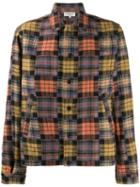 Ymc Patchwork Plaid Shirt - Neutrals