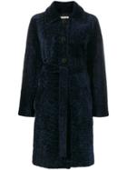 Zadig & Voltaire Dropped Shoulder Coat - Blue