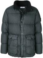 Stone Island Resin Poplin Down Jacket - Grey