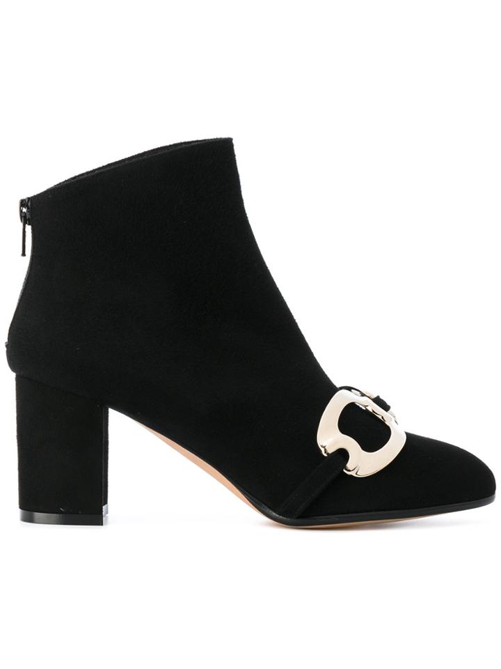 Jean-michel Cazabat Georgina Suede Ankle Boots - Black