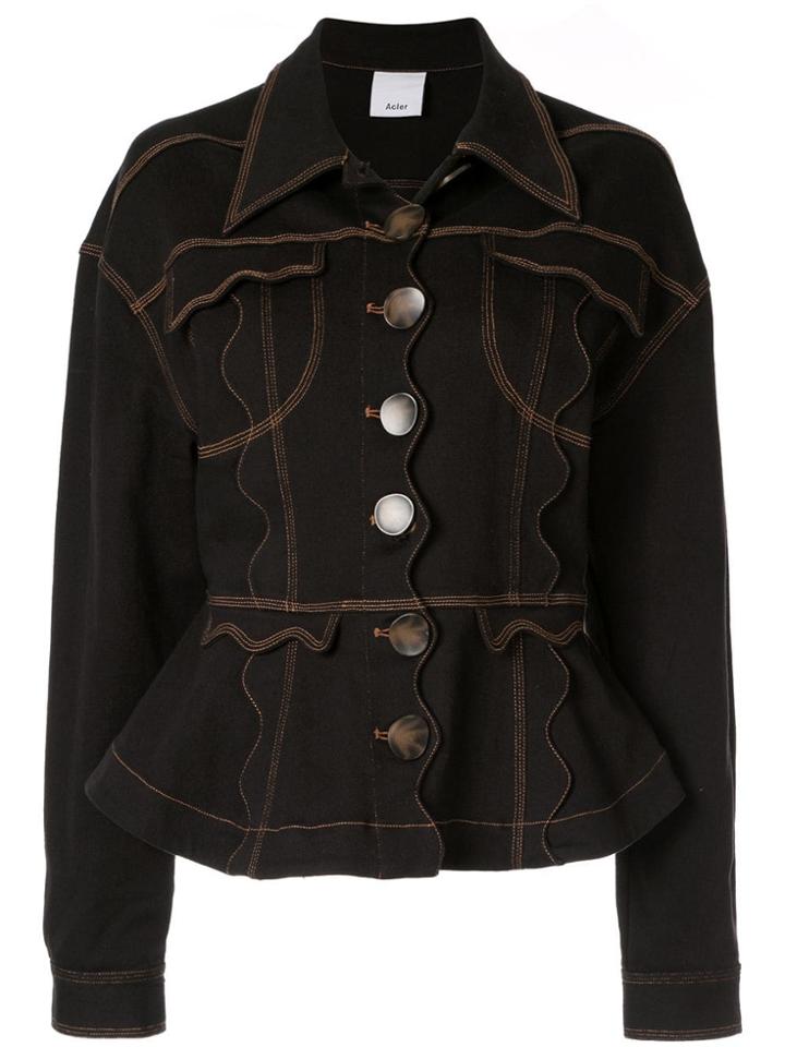 Acler Tana Denim Jacket - Black