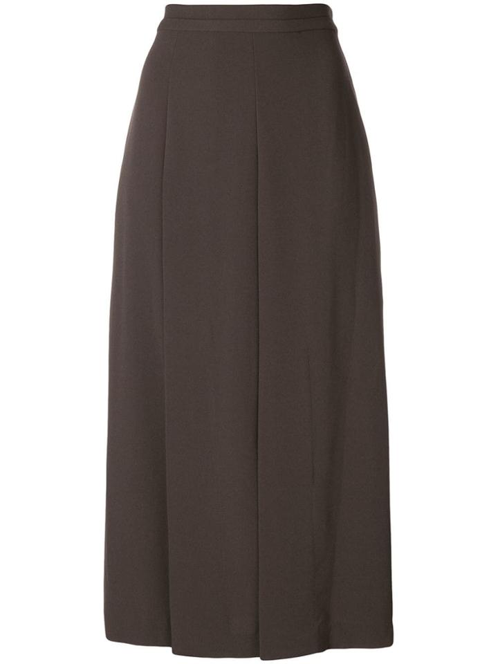 Chalayan Pleated Panel Skirts - Brown