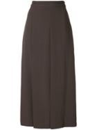 Chalayan Pleated Panel Skirts - Brown