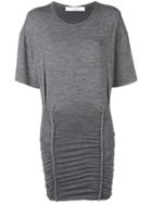 Iro Fitted T-shirt Dress - Grey
