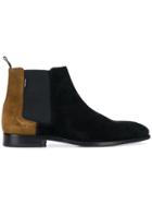 Ps By Paul Smith Two-tone Chelsea Boots - Black