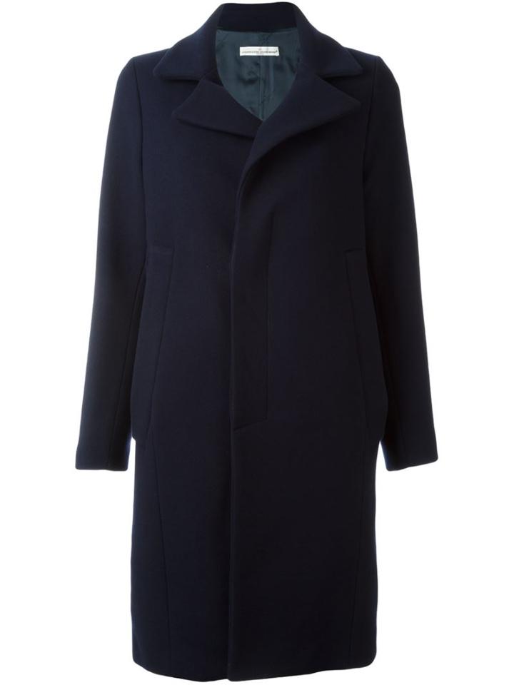 Golden Goose Deluxe Brand Classic Coat, Women's, Size: Xs, Blue, Cotton/polyamide/polyester/virgin Wool