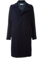 Golden Goose Deluxe Brand Classic Coat, Women's, Size: Xs, Blue, Cotton/polyamide/polyester/virgin Wool