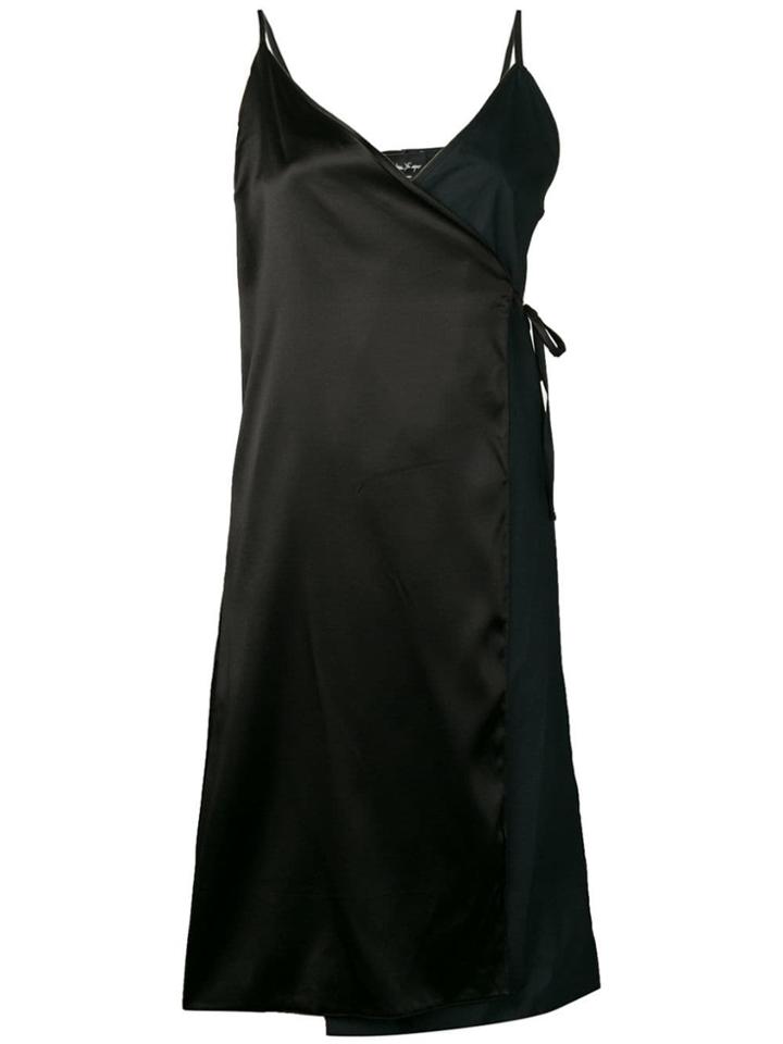 Andrea Ya'aqov V-neck Wrap Dress - Black