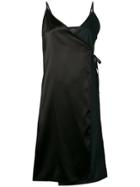 Andrea Ya'aqov V-neck Wrap Dress - Black