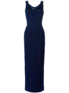 Roksanda 'aviden' Dress, Women's, Size: 14, Blue, Polyester/spandex/elastane/polyamide/silk