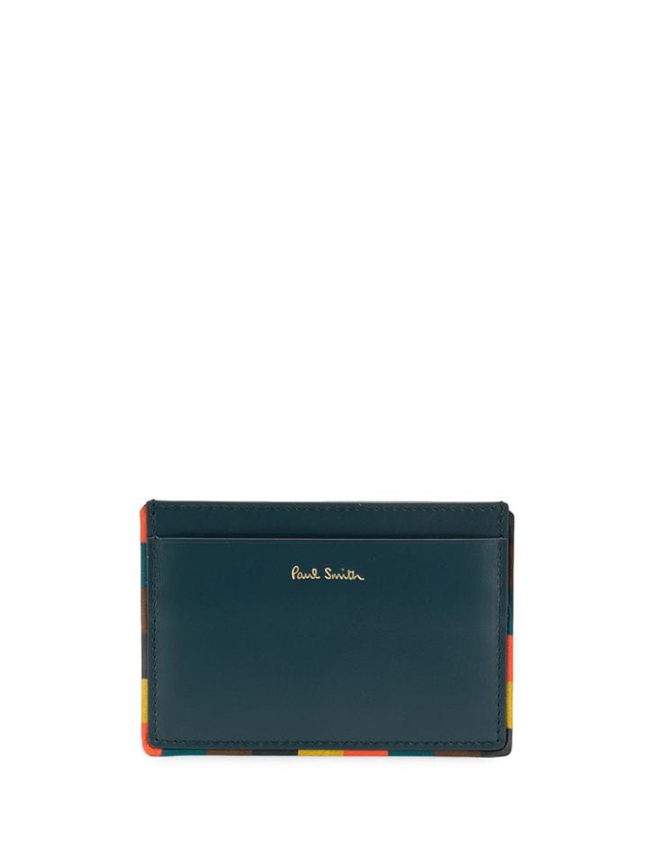 Paul Smith Signature Trim Cardholder - Blue