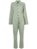 Rta Flared Sleeves Jumpsuit - Green