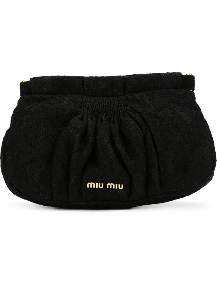 Miu Miu Miu Miu 5nd012914 F0002 Natural (vegetable)->cotton - Black