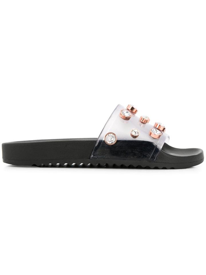 Sophia Webster Dina Slides - Black
