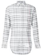 Thom Browne Large Multi-repp Check Classic Long Sleeve Oxford Shirt -