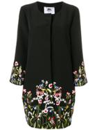 Blugirl Embroidered Coat - Black