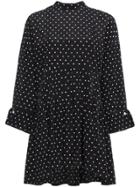 Sandy Liang Polka Dot Dress With Rear Tie - Multicolour