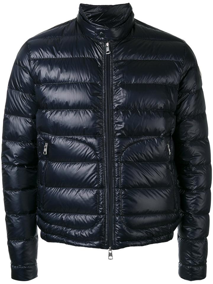 Moncler Acorus Padded Jacket, Men's, Size: 6, Blue, Polyamide/feather Down