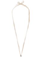 Christian Koban Slice Diamond Necklace - Nude & Neutrals