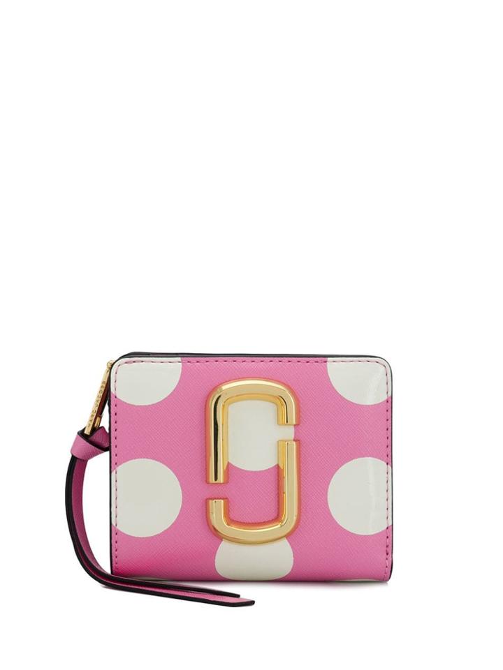 Marc Jacobs Polka Dot Mini Compact Wallet - Pink