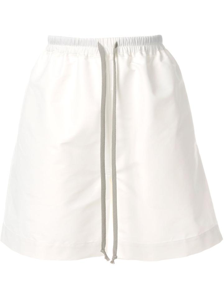 Rick Owens Running Shorts - White