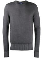 Drumohr Round Neck Jumper - Grey