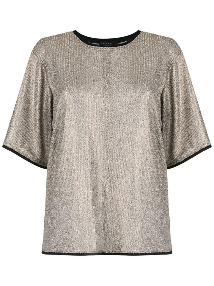Alcaçuz Fotografia Knit Top - Grey