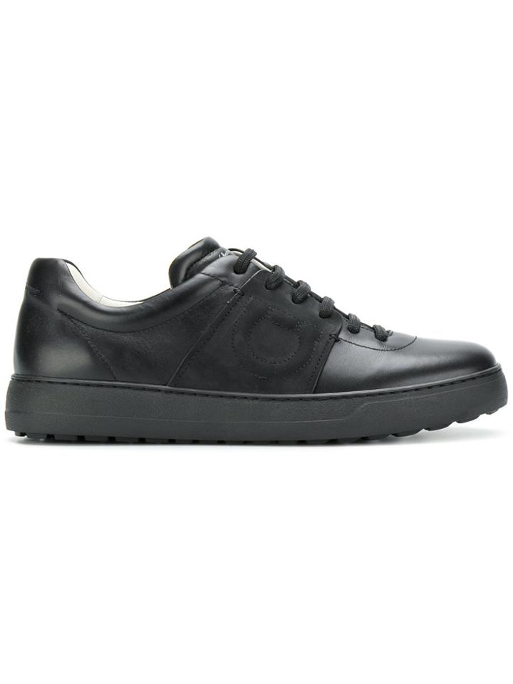 Salvatore Ferragamo Classic Lace-up Shoes - Black
